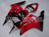 Kawasaki NINJA ZX6R 2003-2004 Injection ABS Fairing - Factory Style - Black Red - MFS3727